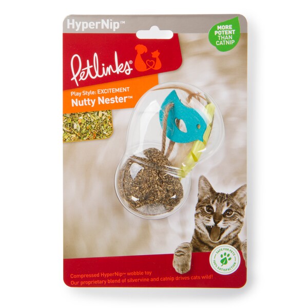 Petlinks HappyNip Nutty Nester Compressed Catnip Cat Toy 49727-99997-024